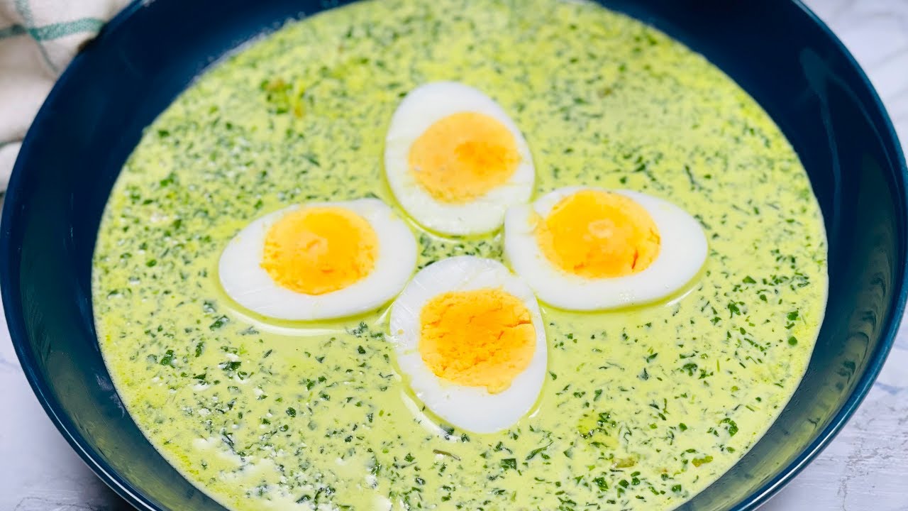 Swedish Spinach Soup | Skolans Spenatsoppa | Cook with Zahen