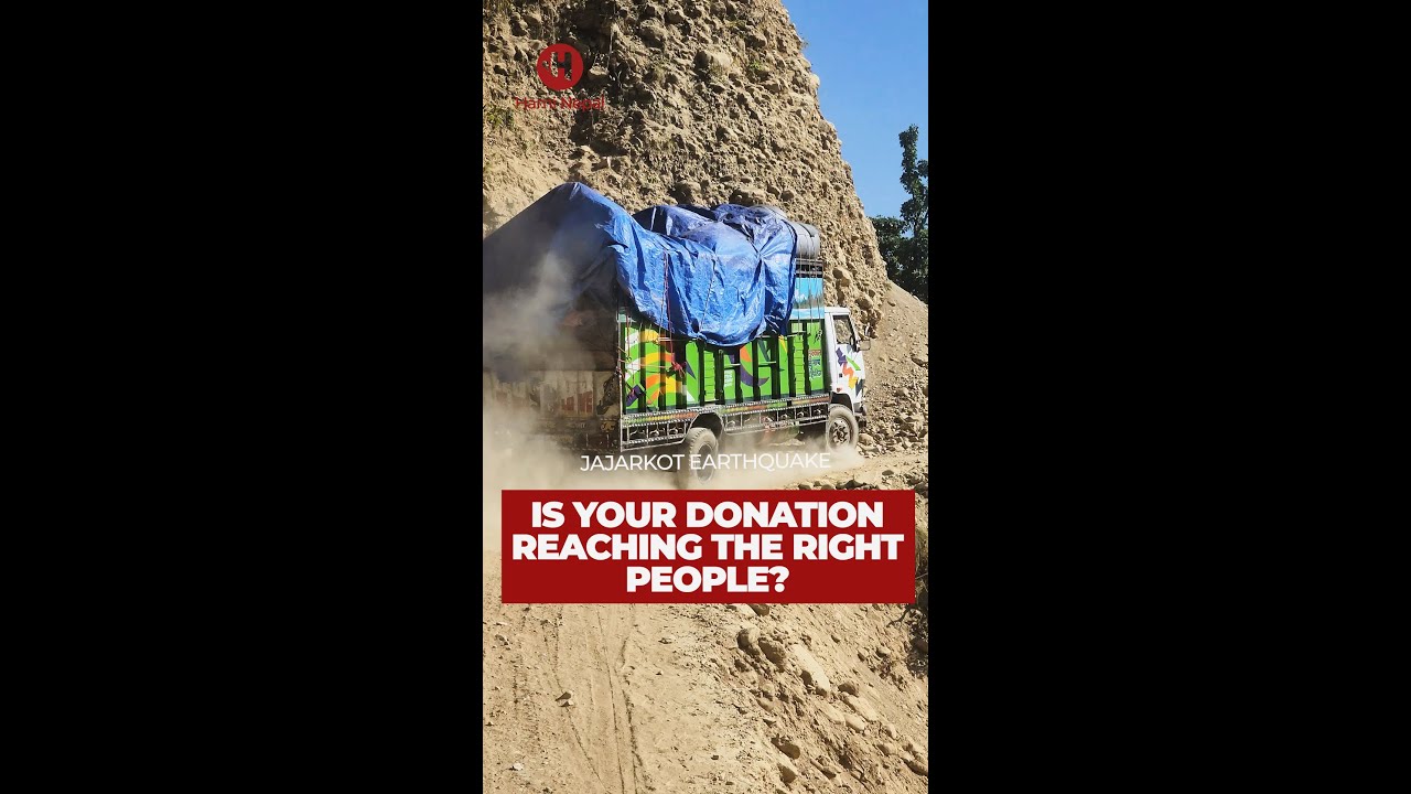 YOUR DONATION IN ACTION | NEPAL EARTHQUAKE | JAJARKOT |