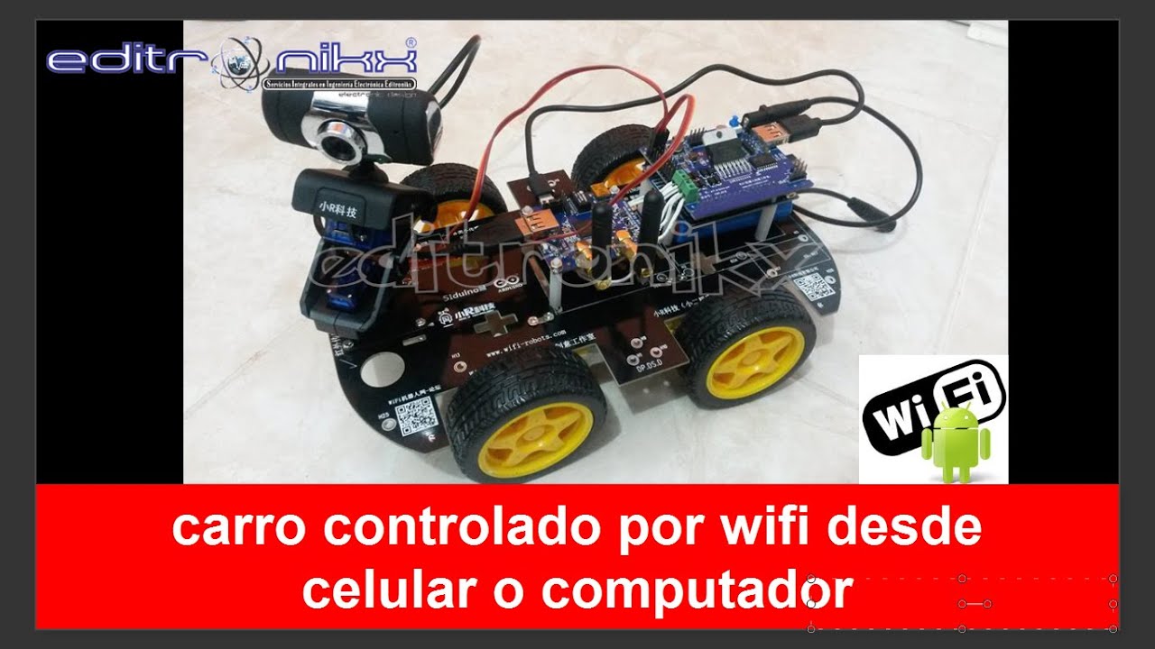 carro controlado por WIFI desde celular o computador(armalo tu mismo)