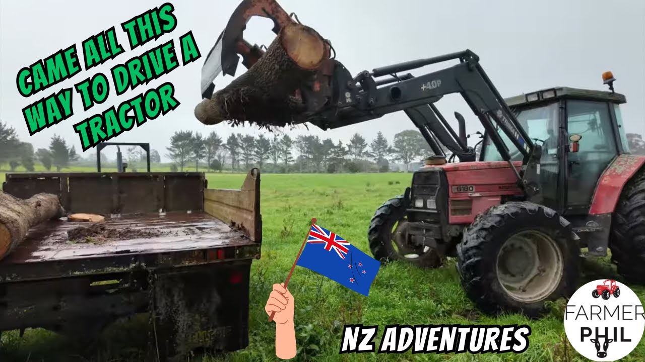 Came To New Zealand to Drive a Tractor! 