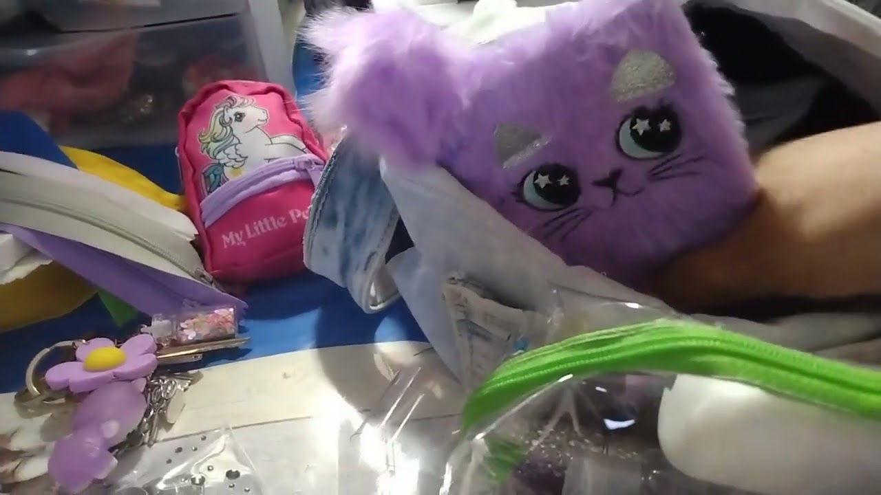 come and see my little temu haul and what's in my jean bag I made🤗💜
