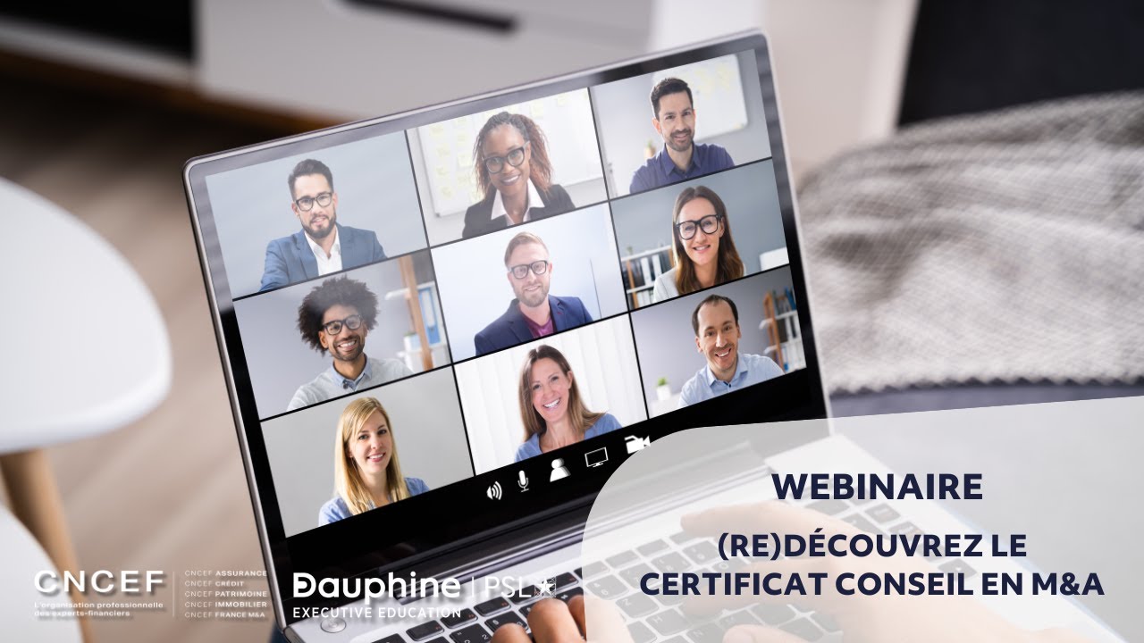 Replay CNCEF - La pr&eacute;sentation du Certificat conseil en M&A - 25/06/25