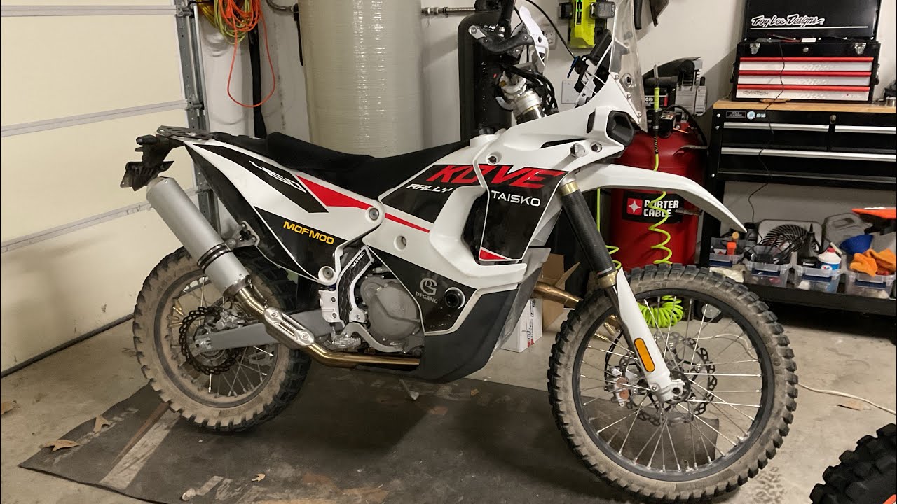 Kove 450 Rally Dominator Exhaust Install & Test - Standard 50-State Street Legal / Euro 5 Model