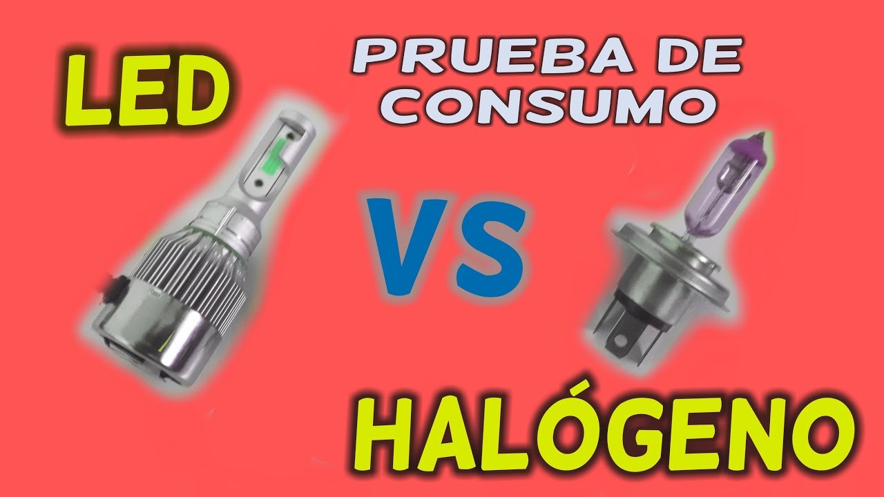 Led VS Halógeno Consumo