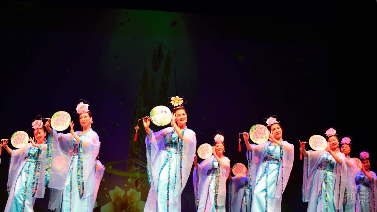 原創中國古典舞～柔美嫵媚、韻味十足的團扇舞「花好月圓」表演錄像-Beautiful Chinese Classical Dance-Blooming Flowers & Full Moon