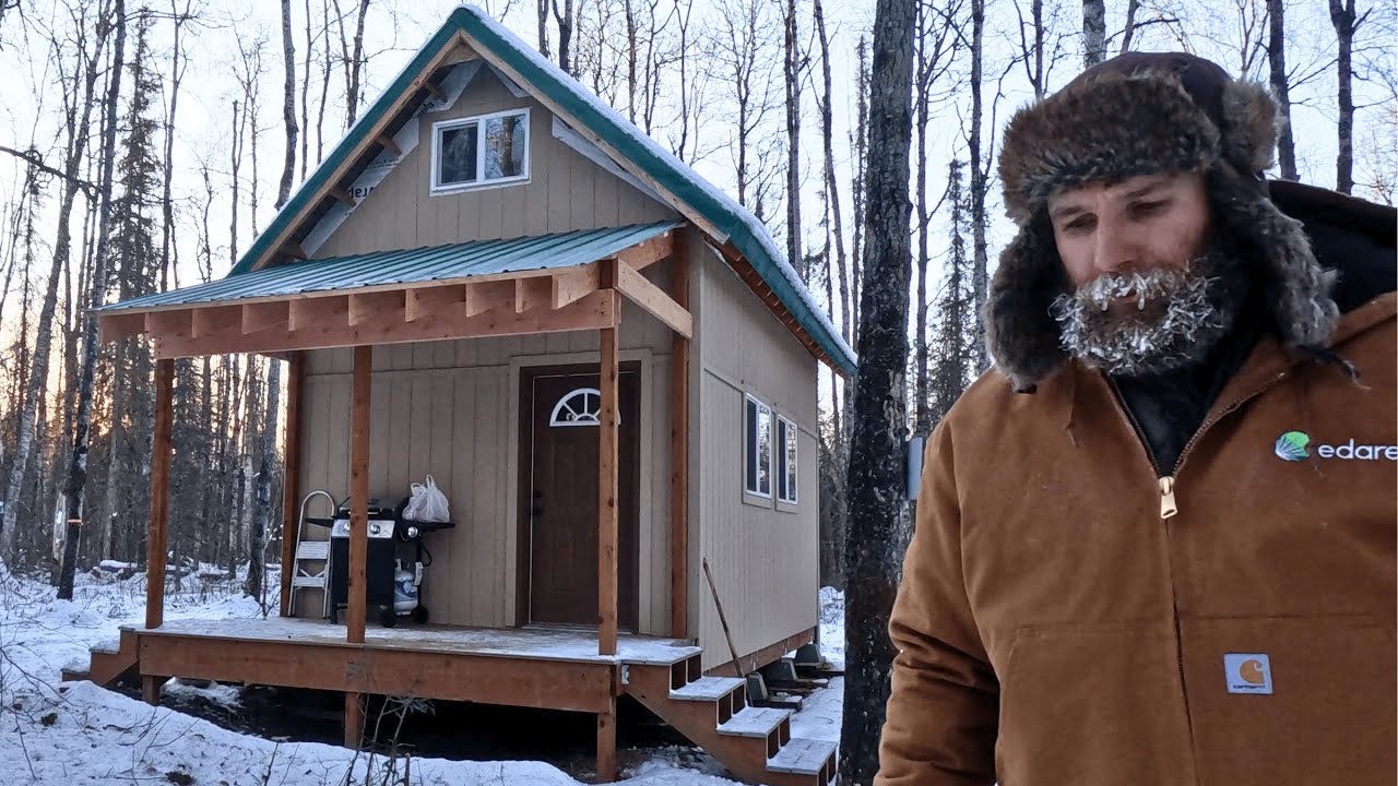 Building a Porch at Our Off Grid Cabin in Alaska