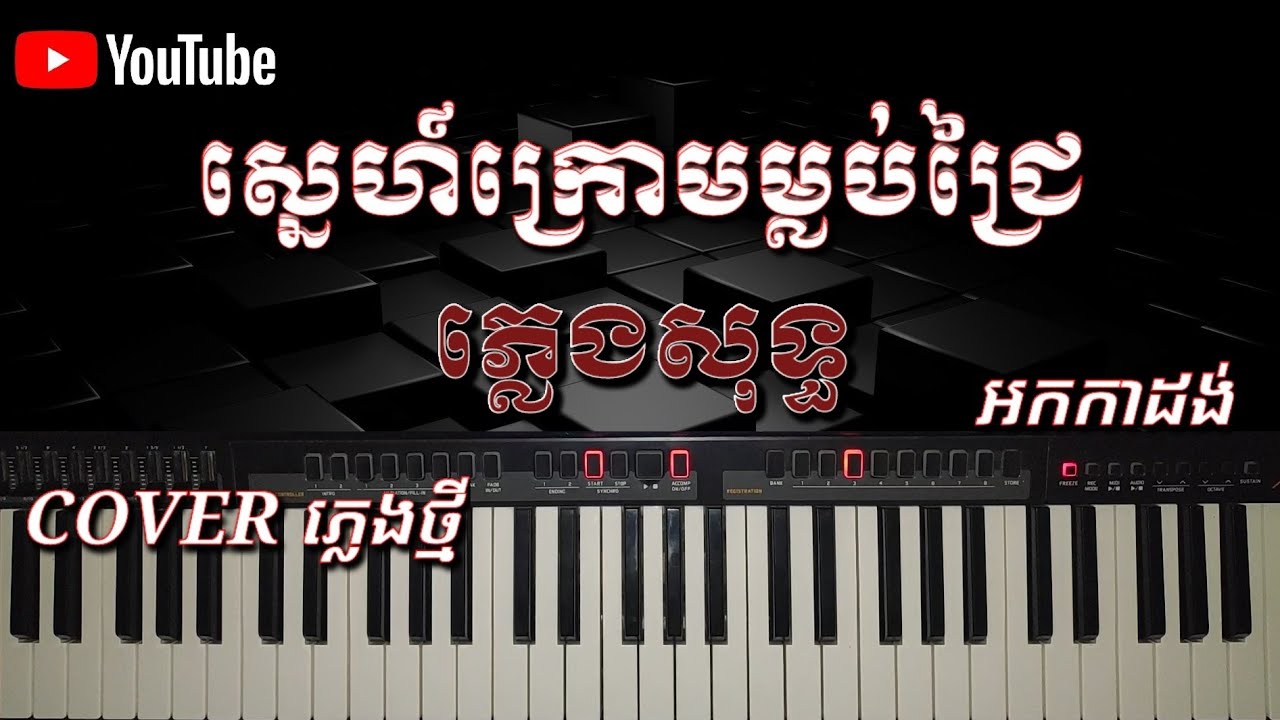 ស្នេហ៍ក្រោមម្លប់ជ្រៃ ភ្លេងសុទ្ធ [ COVER ភ្លេងថ្មី / sne krom mlob chrey KARAOKE ]