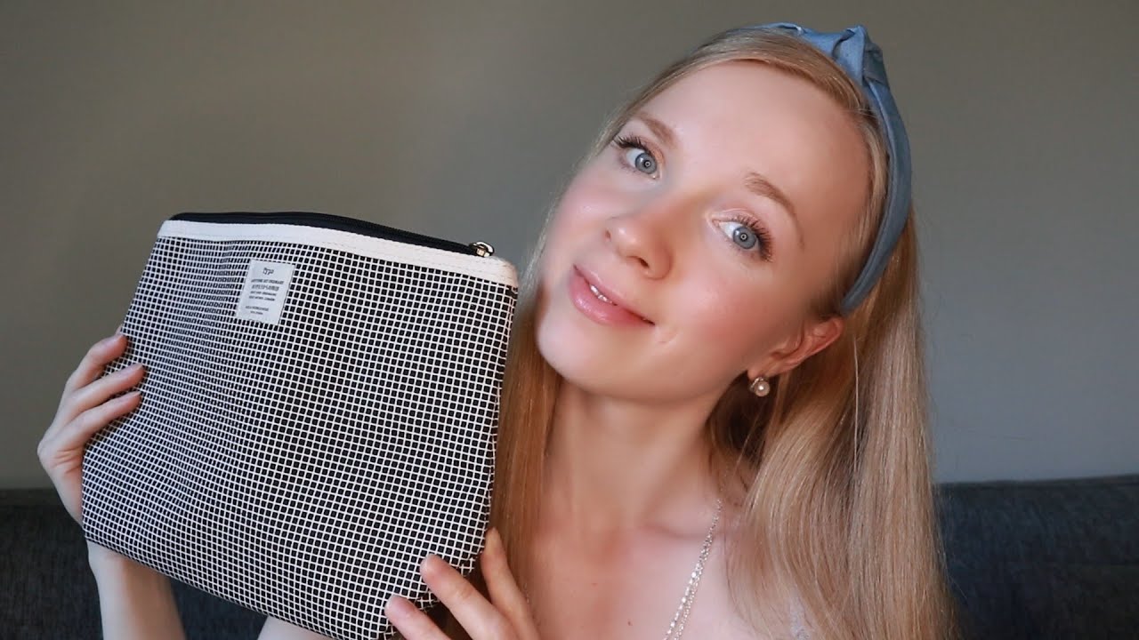 Ооочень много ШЕПОТА АСМР Что в моей косметичке 👝 Болталка ASMR Show and Tell Whispering✨ Tingles