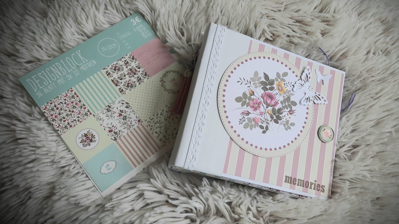 1. Minialbum basteln, Accordeonbindung, DIY, Tutorial, watch me craft