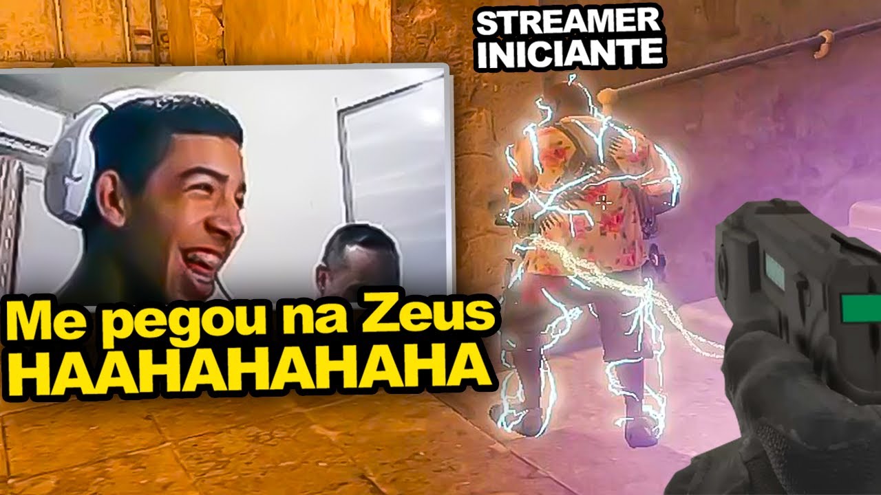 This BEGINNER STREAMER fell against and got a big SHOCK