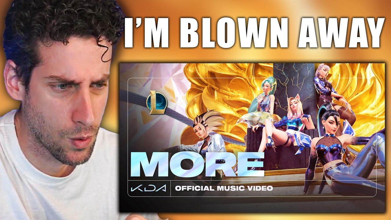 Random Guy REACTS to K/DA - MORE - League of Legends