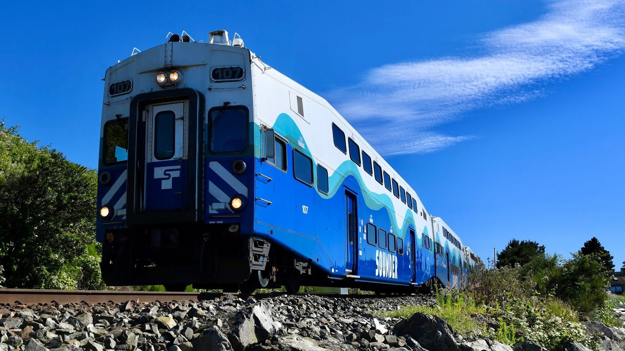 Sounder Train North Line Commute: Seattle - Everett