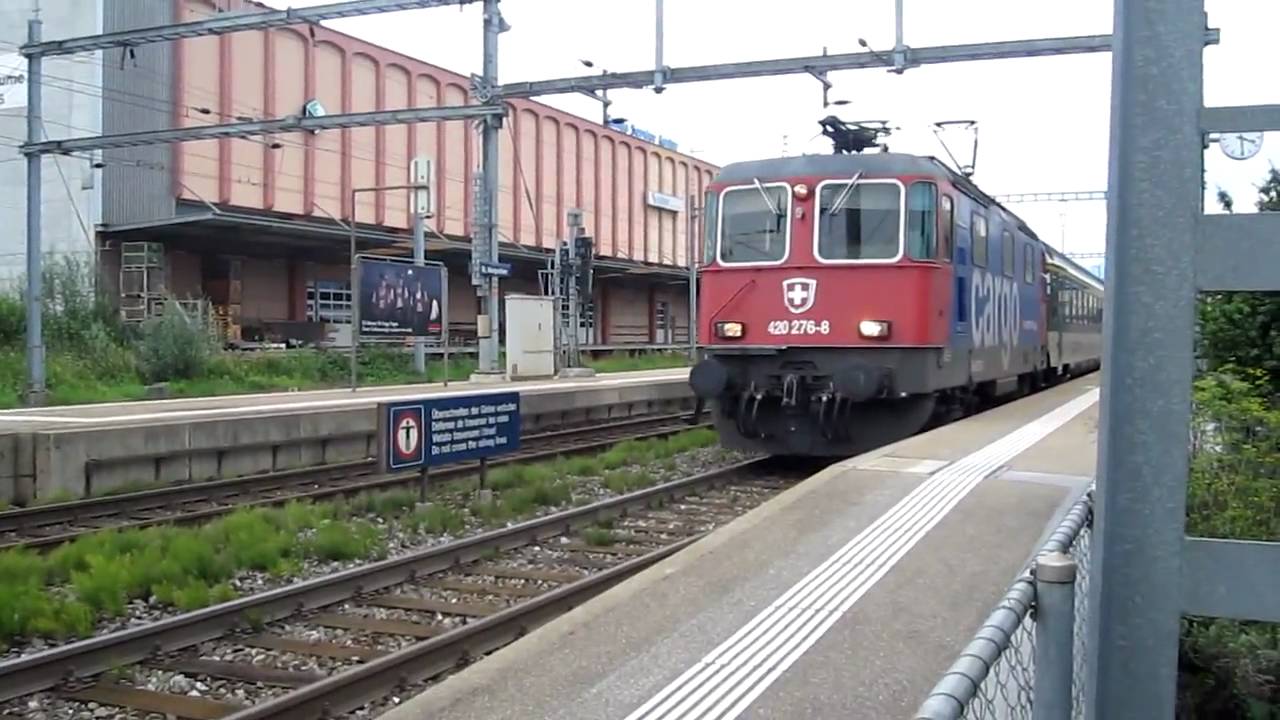 SBB Re 420 276 mit Rheintal Express in St Margrethen