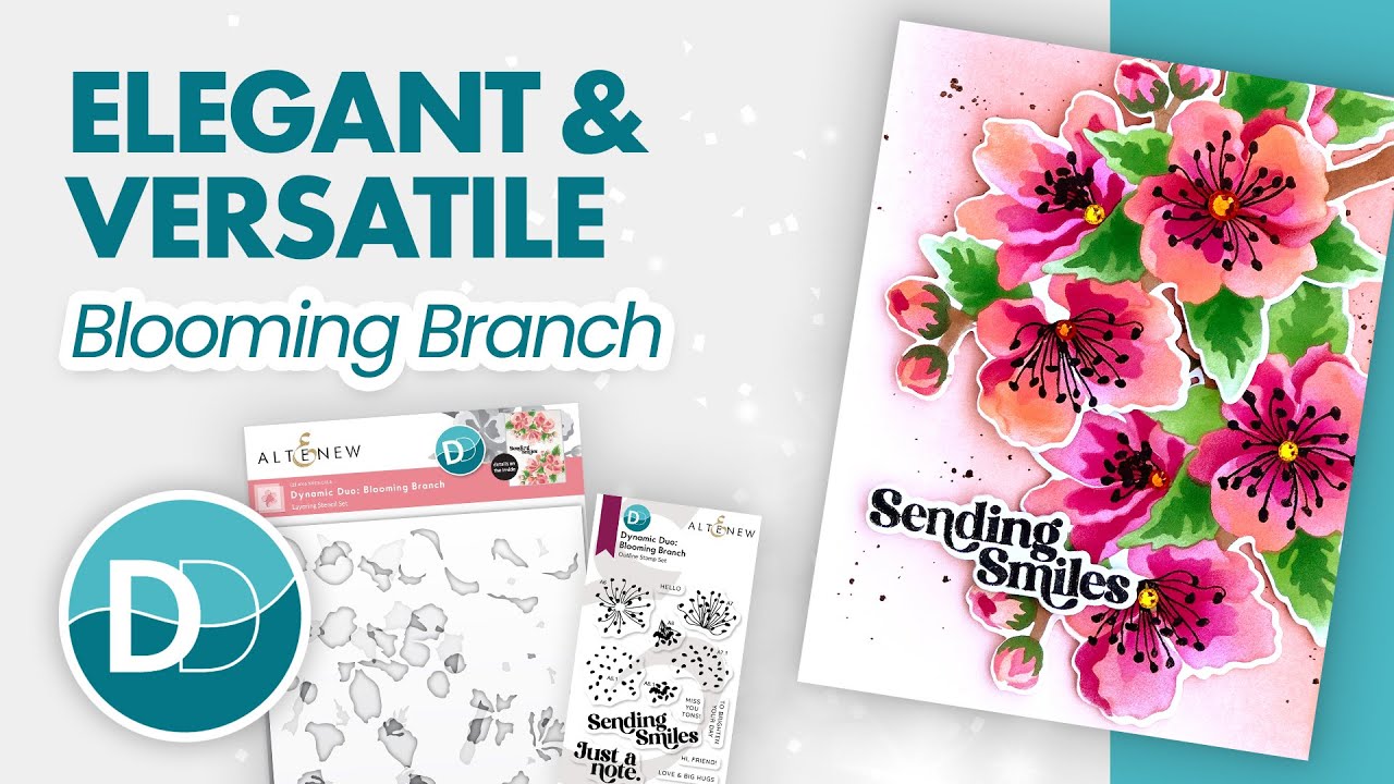 Create Beautiful Paper Crafts In LESS THAN 5 MINUTES! | Dynamic Duo: Blooming Branch
