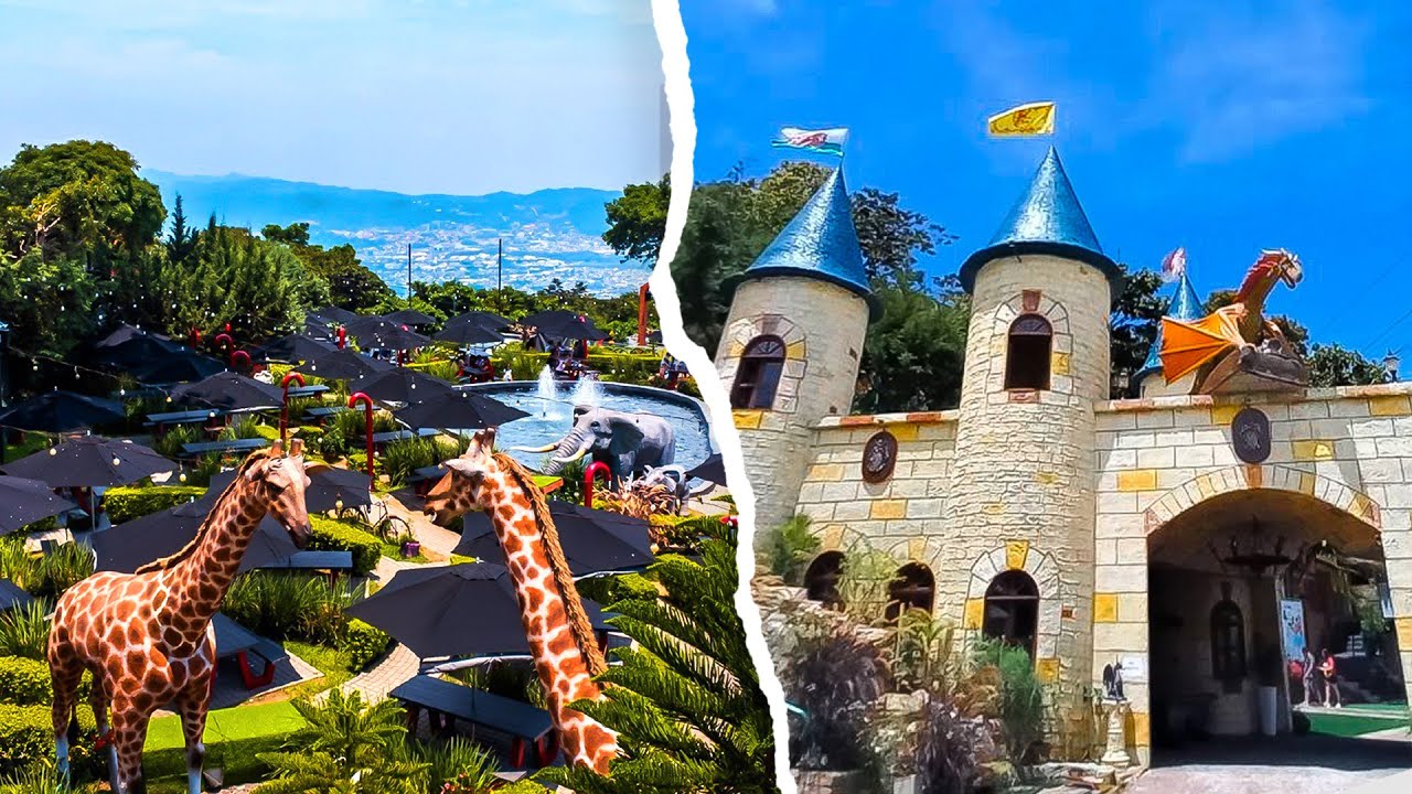 Picnic Steak House,  Rainbow Slide & Volcatenango! - El Salvador Travel Vlog