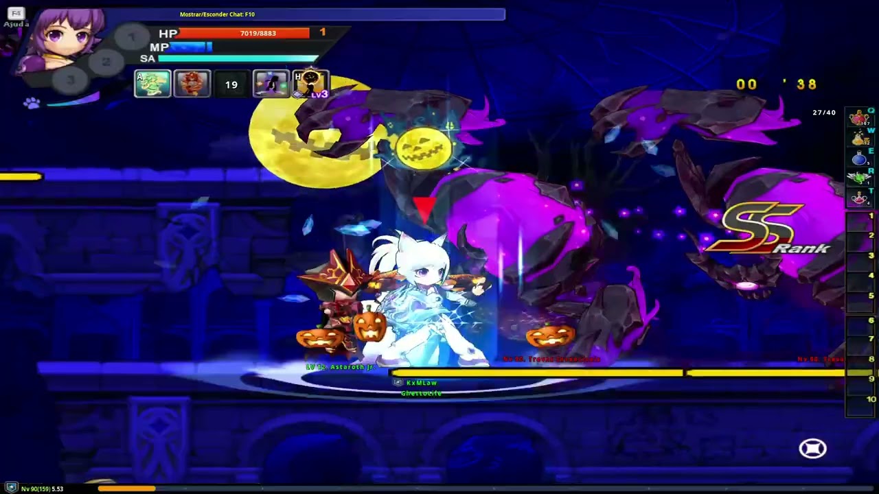Grand Chase Classic Bora solar Outro Mundo comigo Arme Sofrimento kkk?