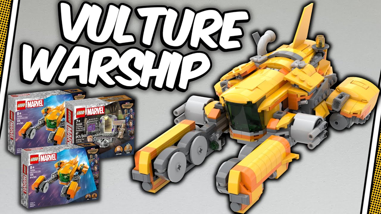 I Took 3 Guardians Of The Galaxy Sets And Turned It Into An EPIC Salvage Warship!