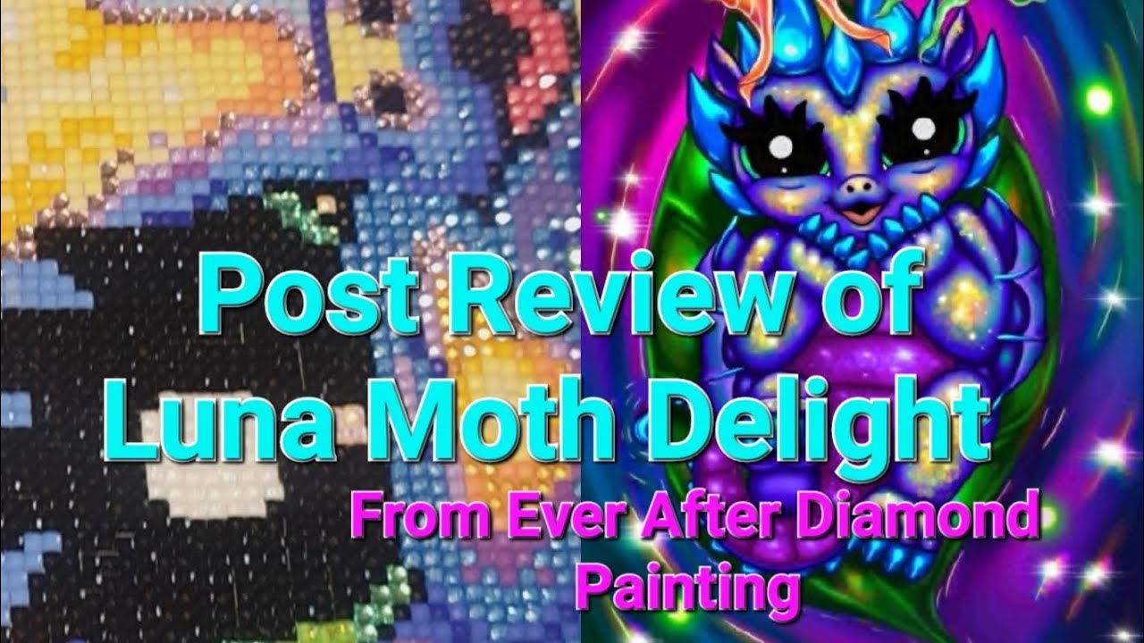 Обзор алмазной живописи «Luna Moth Delight» от Ever After