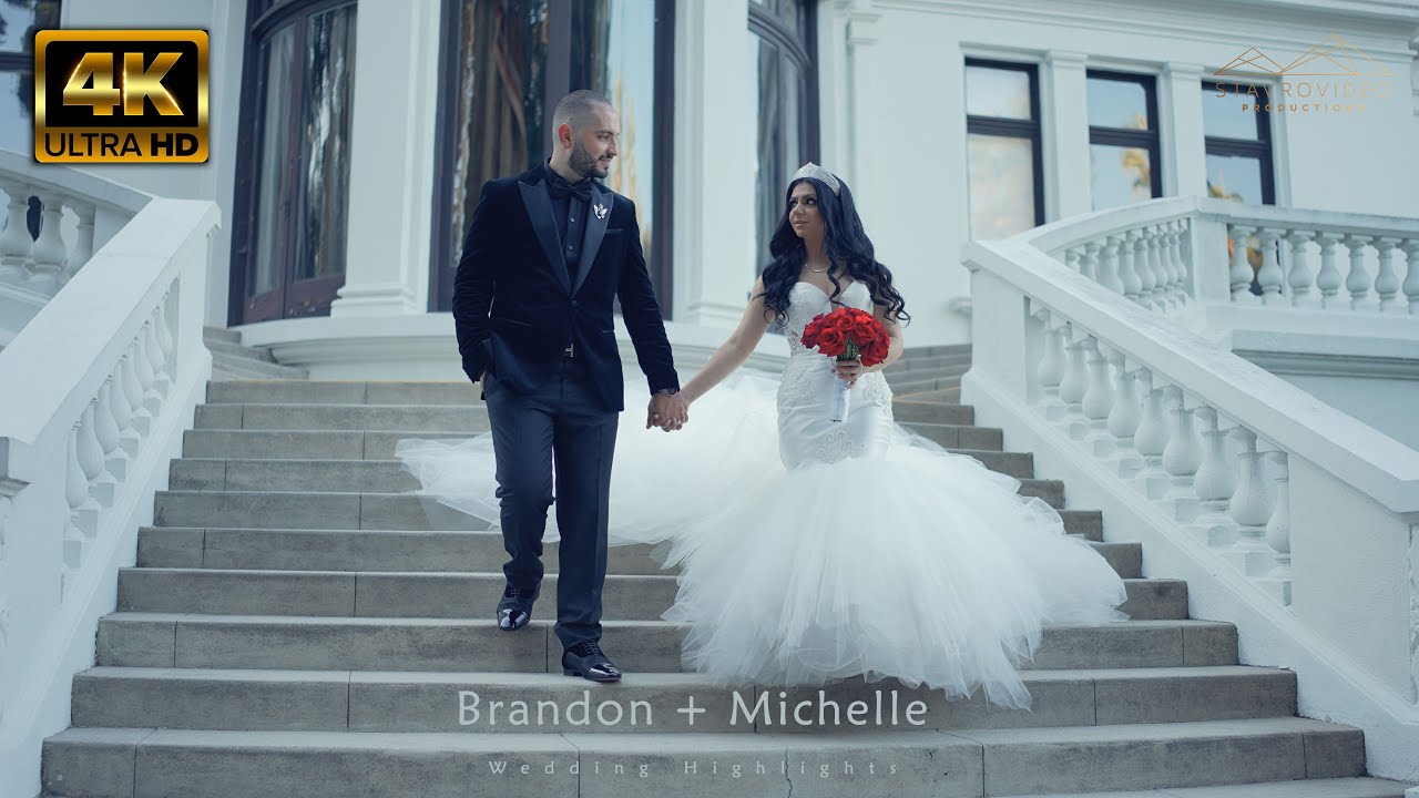 Brandon + Michelle's Wedding 4K UHD Highlights at Metropol hall st Garabed Church and Museum of Hist