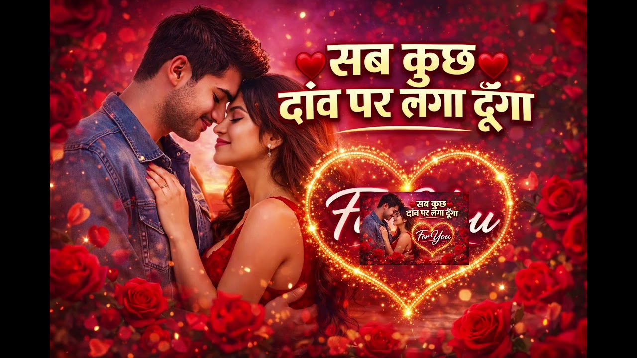 Sab Kuch Daav Par Laga Dunga ❤️ | New Hindi Love Song 2026 | Romantic Song | For You