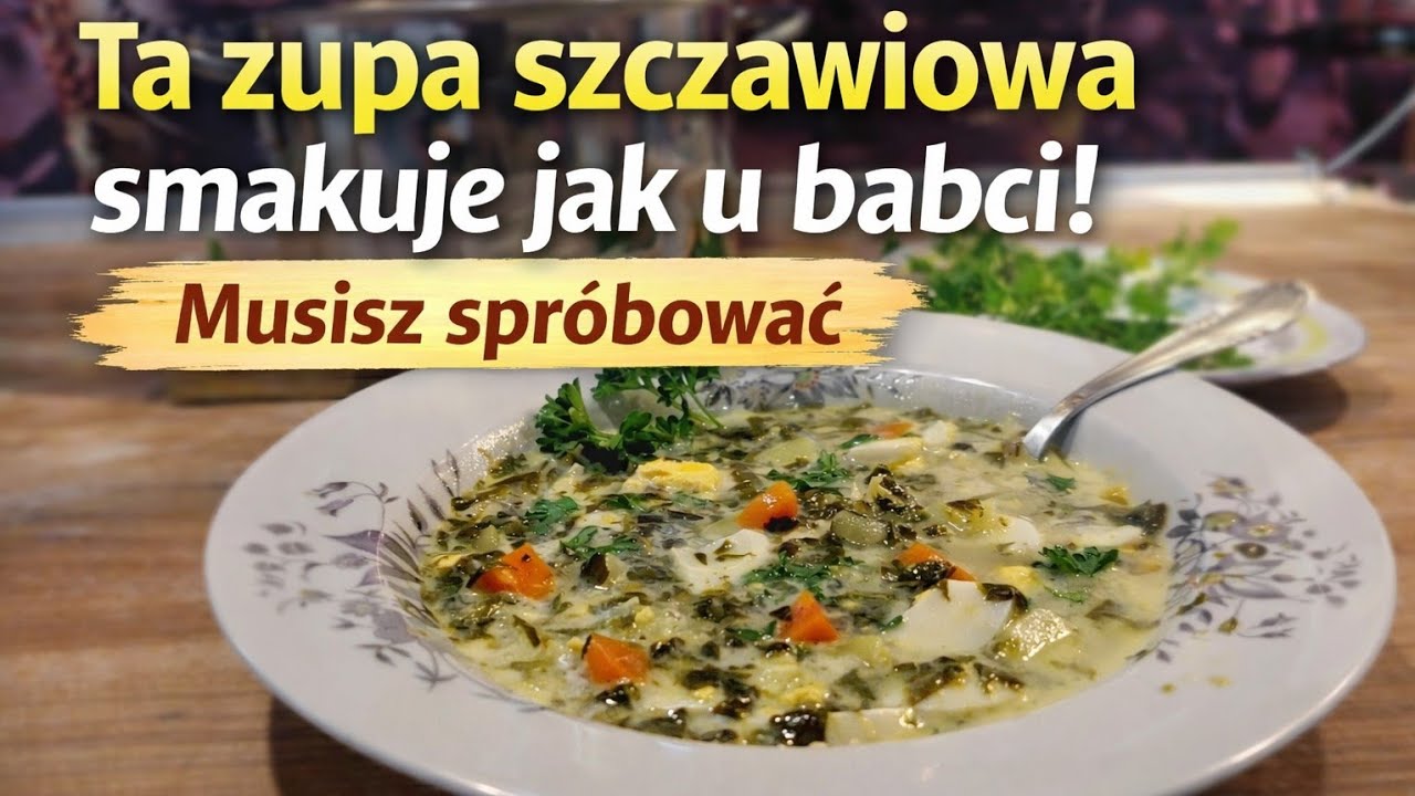 Zupa szczawiowa mega smaczna 😋(Sorrel soup mega tasty)