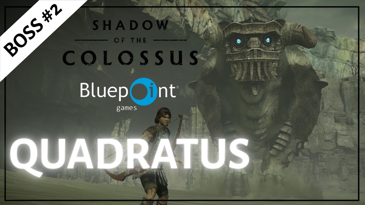 [SHADOW OF THE COLOSSUS] Boss #2 : QUADRATUS | 4K 🗿