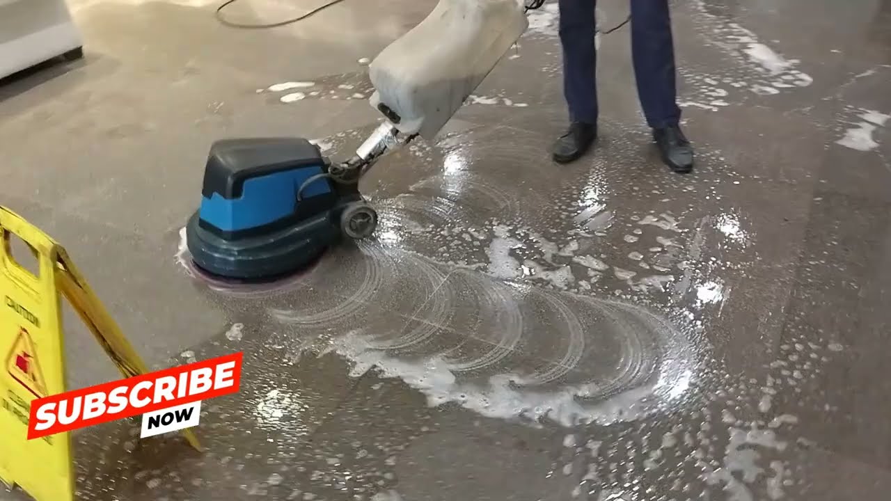 Floor cleaning machine/tile /granite/ marble फ्लोर क्लीनिंग मशीन से सफाई और पॉलिश कैसे करें