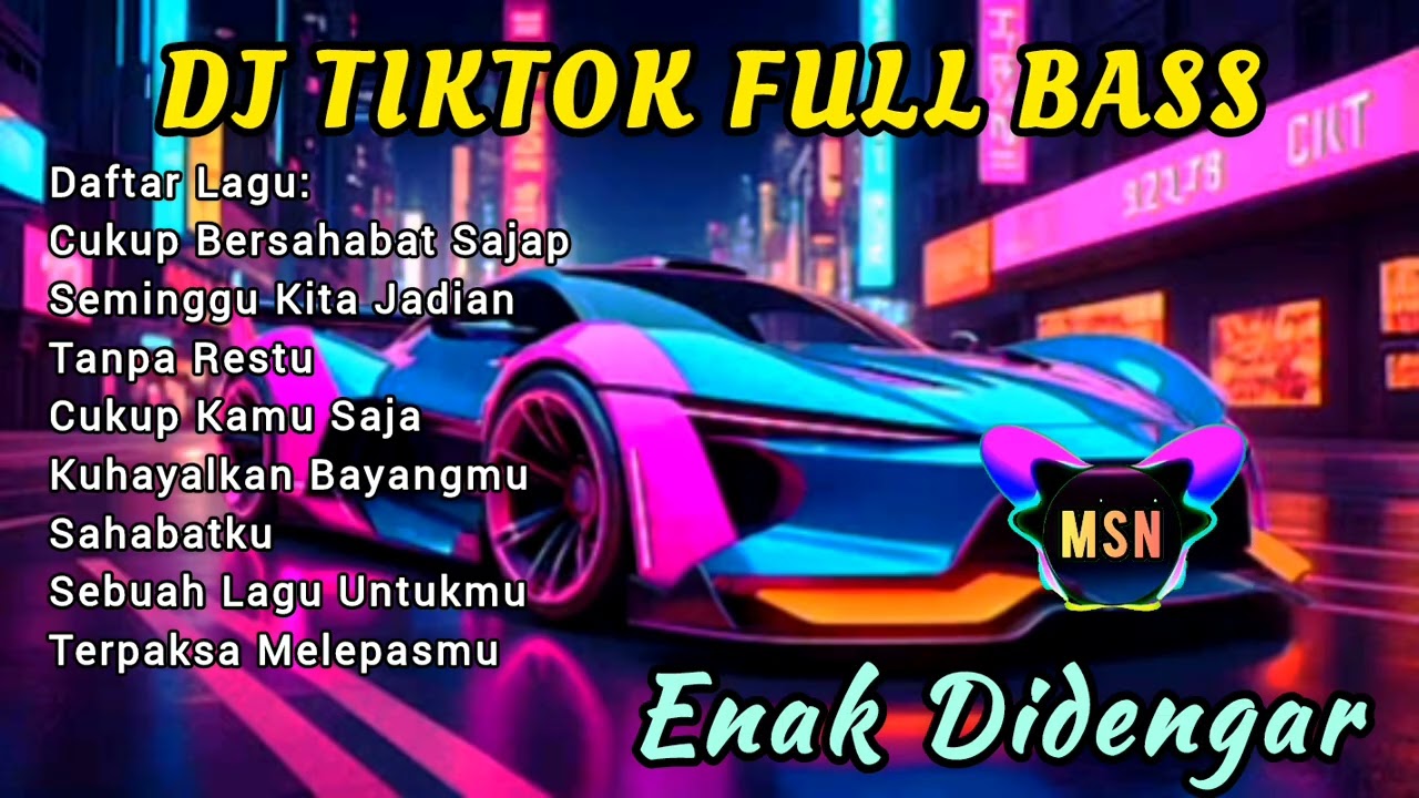 🔴 DJ TIKTOK Terbaru//Full Bass//Enak Buat Santai🎧