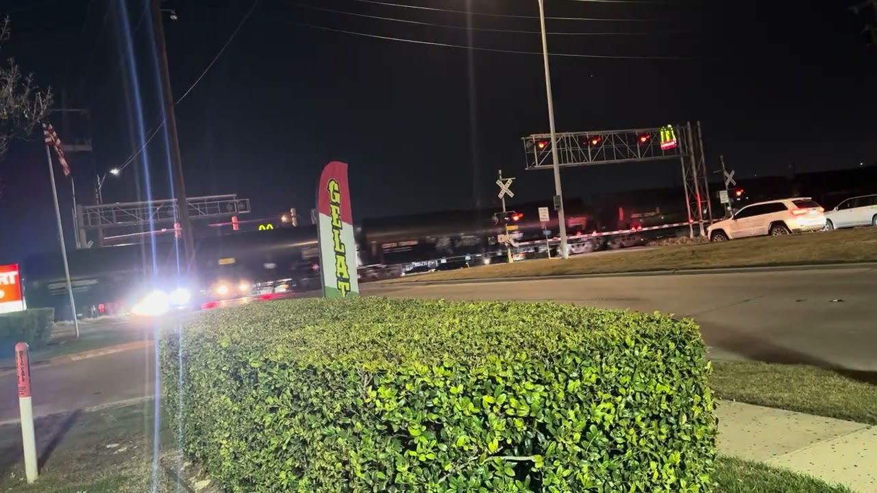 Southbound UP Tanker Train heading through Watauga TX. January 18, 2026