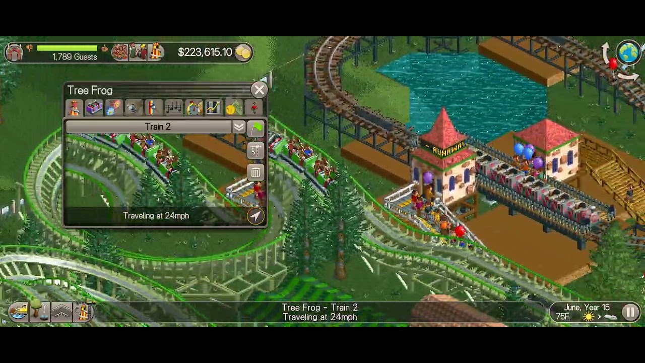 Tree Frog (RCT classic) Wooden coaster