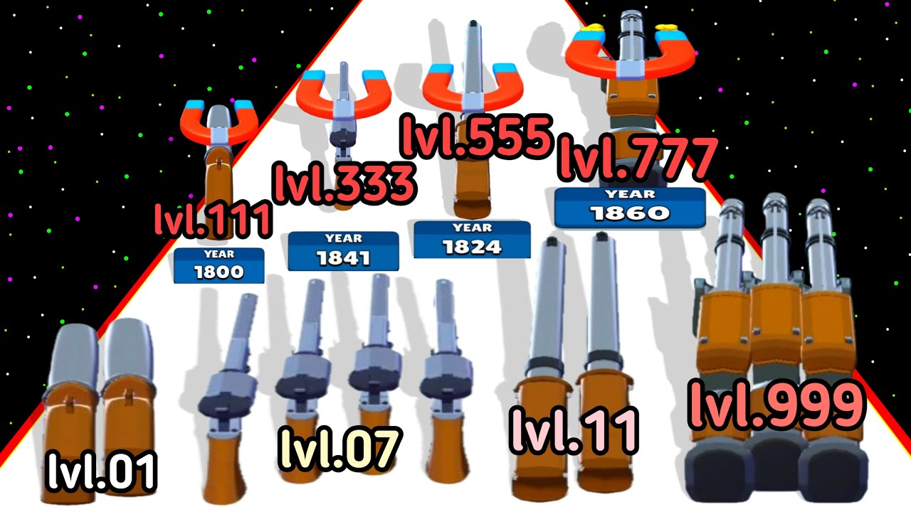 (2024) Magazine Rush Upgrade Gan Shoot Run Max Level 3D Gameplay