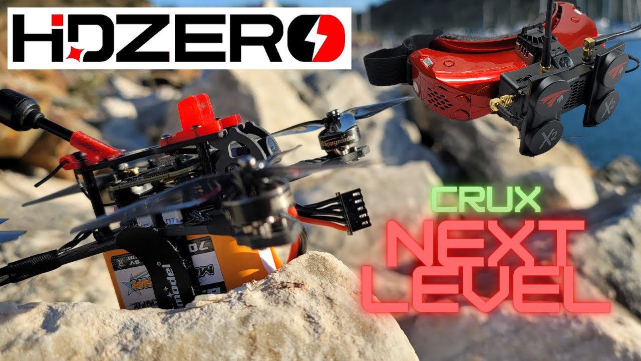 Happymodel Crux35 HDZERO VRX - New standard in FPV  🏆