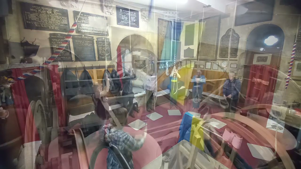 Grantham Bells, 1st Anniversary of the Invasion of Ukraine, 24th February 2023.