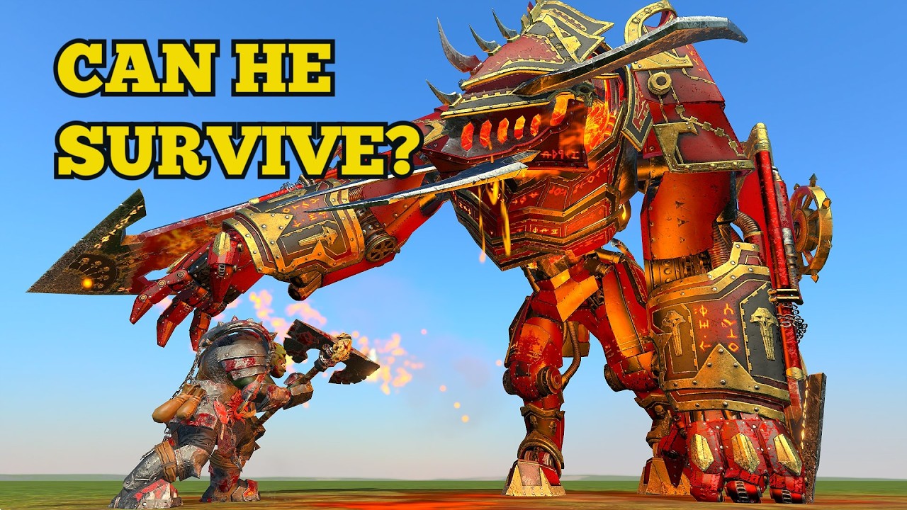 Can Grimgor Survive 5 Elite Chaos Dwarf Units? | Total War Warhammer 3