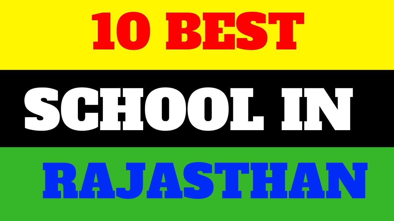 Top 10 Best Schools in Rajasthan