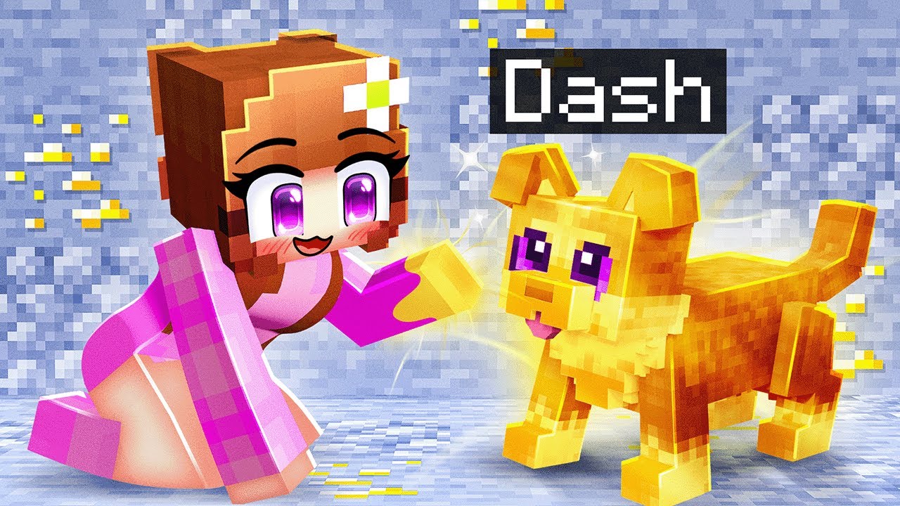 Playing as a HELPFUL Golden Dog in Minecraft!