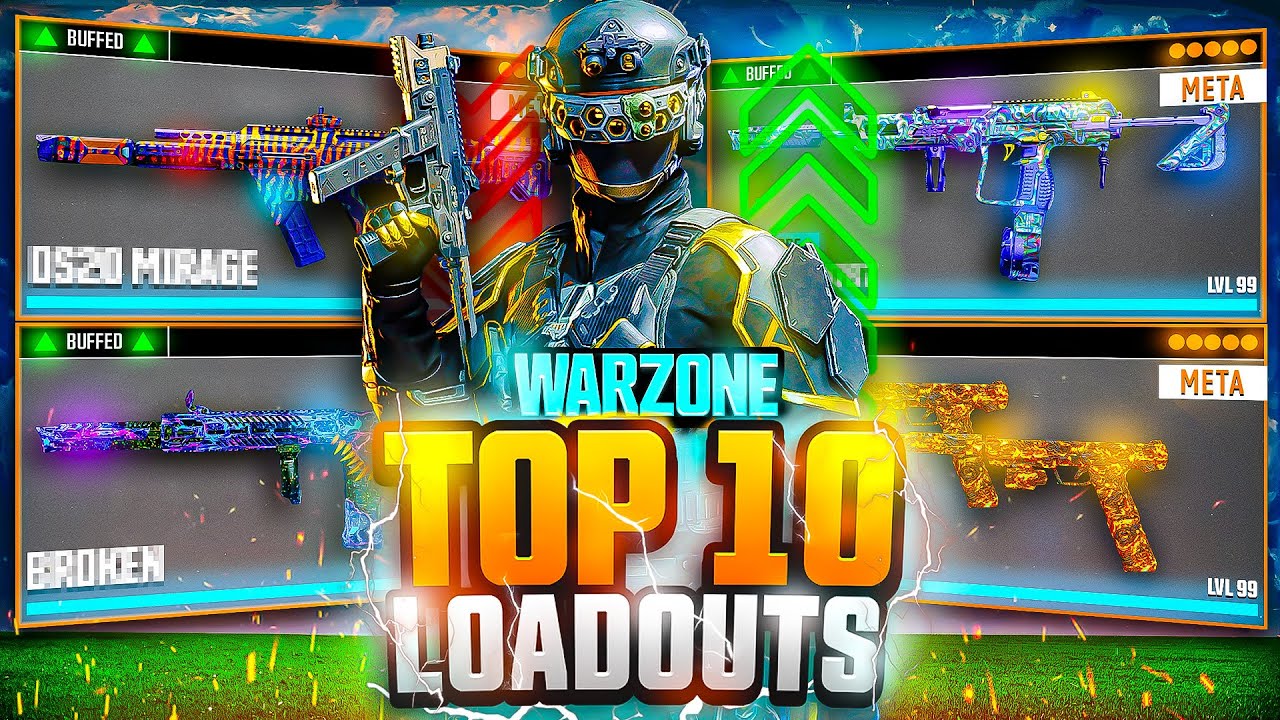 New TOP 10 *BROKEN* META Loadouts in Warzone