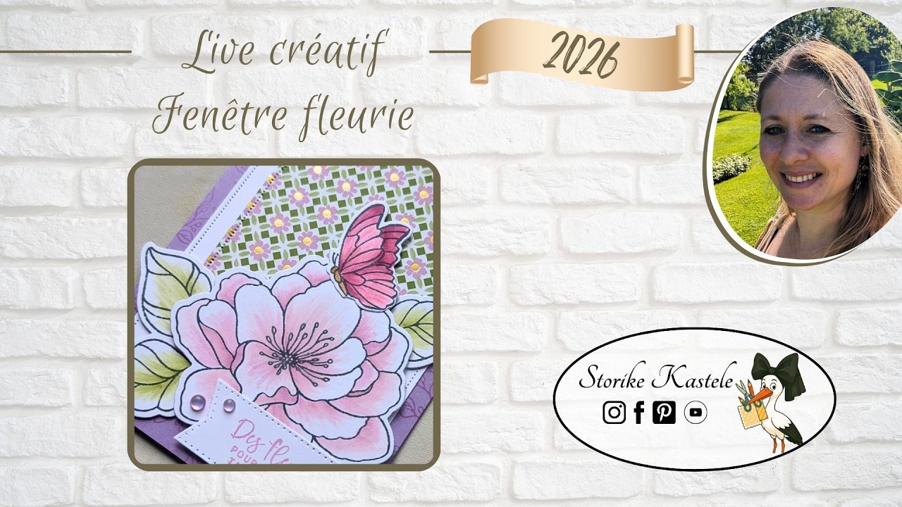 Live créatif N°5 - Fenêtre fleurie