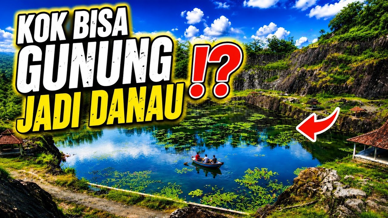 MELENG DIKIT NYAWA TARUHANNYA ‼️ DULU GUNUNG SEKARANG JADI DANAU YANG INDAH... WISATA TAMPOMAS 