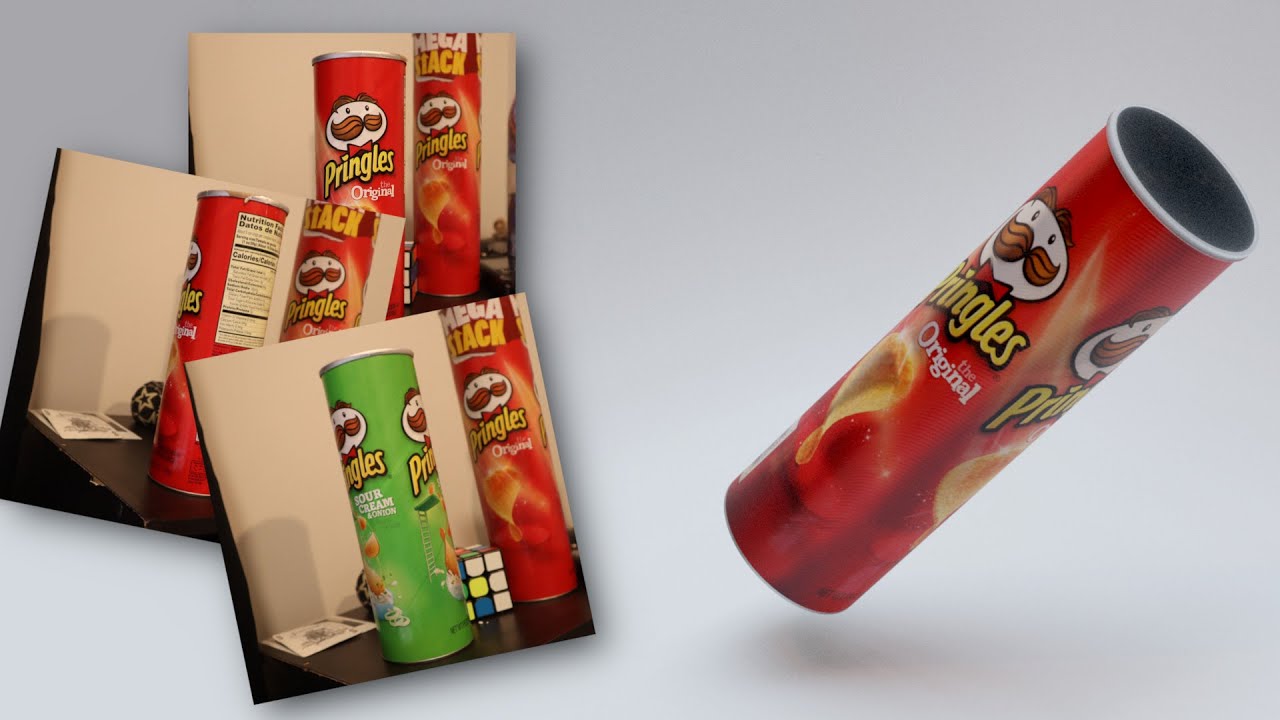 Hyper-Realistic Pringles Can! - Blender
