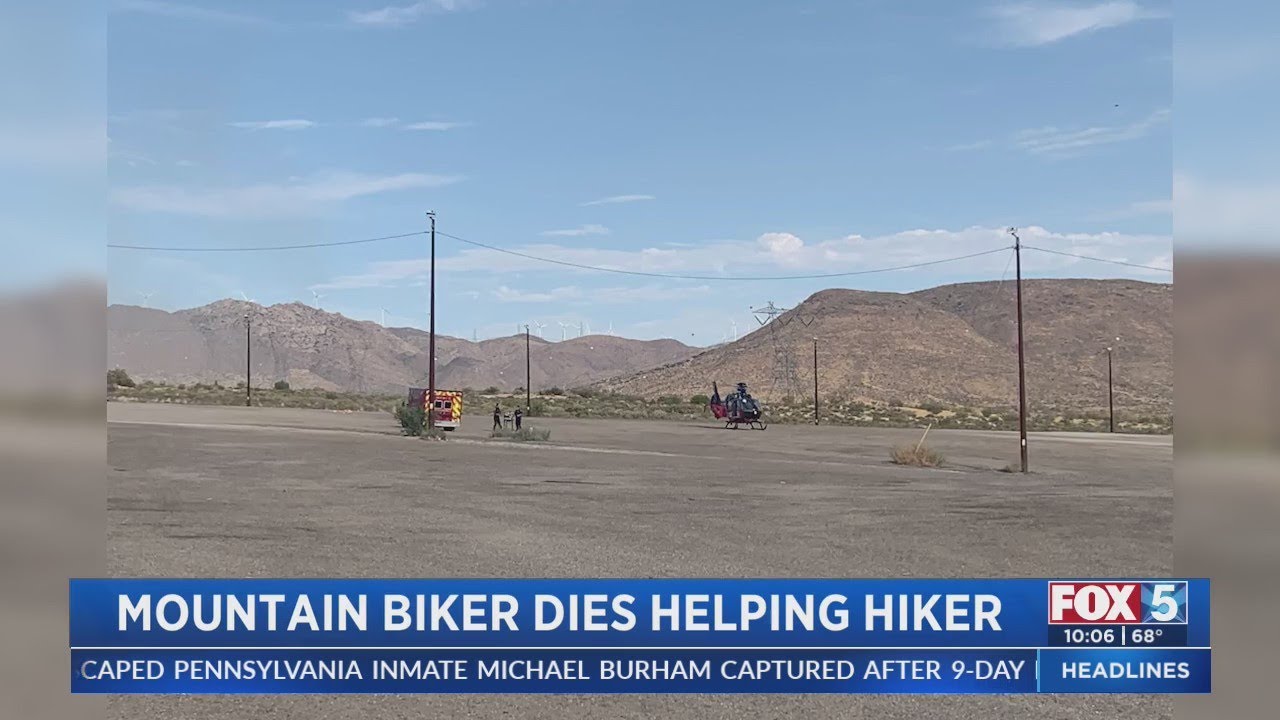 Mountain Biker Dies Helping Hiker