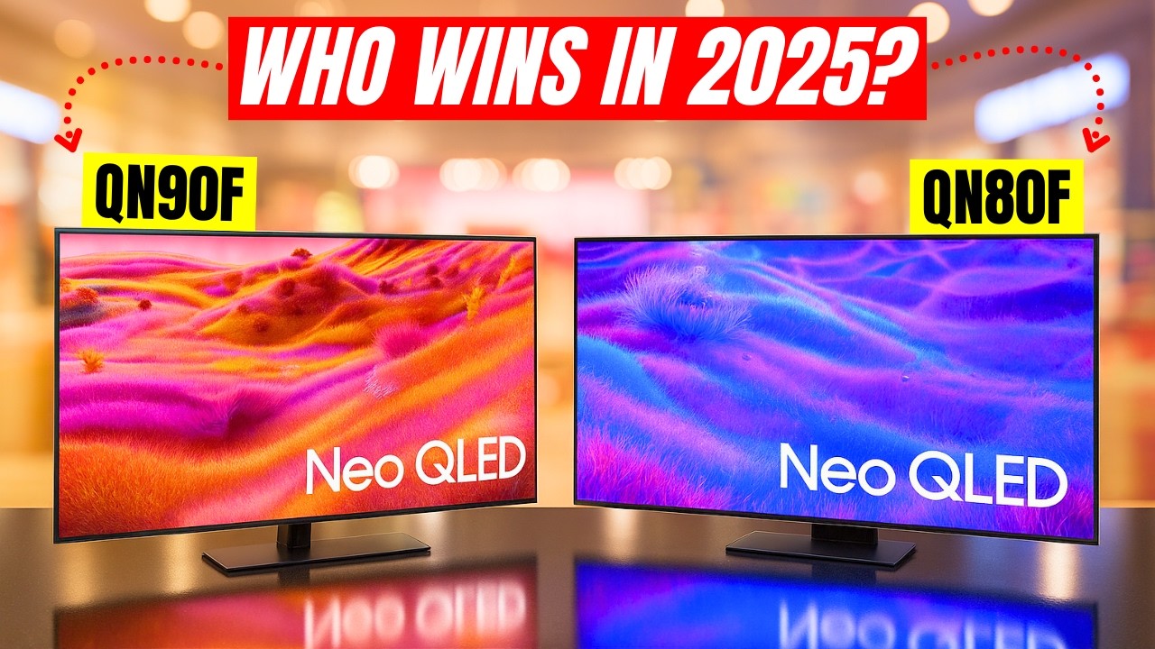 Samsung QN90F kontra QN80F 2025 &ndash; flagowiec kontra średniak: RZECZYWISTA r&oacute;żnica