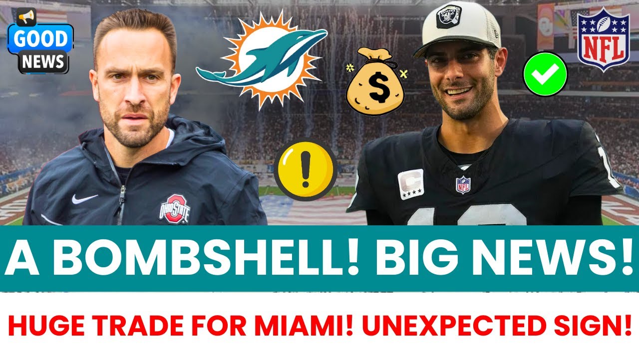 UPDATE NEWS: HUGE SIGNING FOR DOLPHINS? Deal Brewing! QB Move Coming? Is Miami Ready to Replace Tua!
