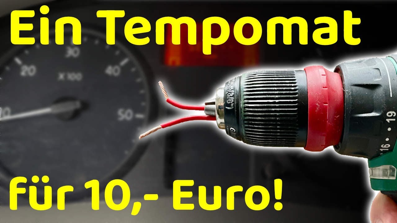 Tempomat für nur 10 Euro! Diesen ungewöhnlichen Trick kennt noch keiner! (Renault Master 2)
