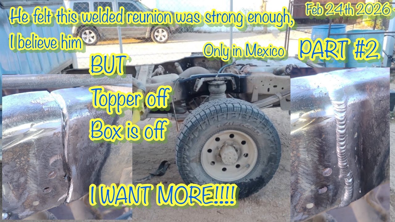 Frame Snaps but Mexico not having it, check this repair!