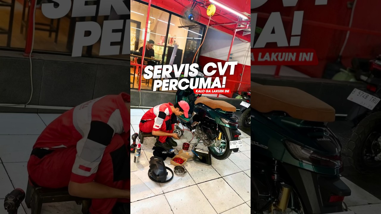 Servis cvt buang buang waktu doang? Ah yang bener?🤔