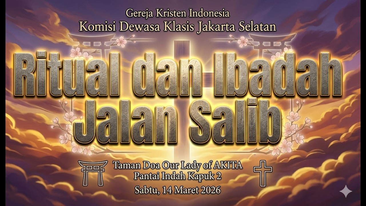 Ritual dan Ibadah Jalan Salib, Taman Doa Our Lady of Akita PIK 2, 14 Maret 2026