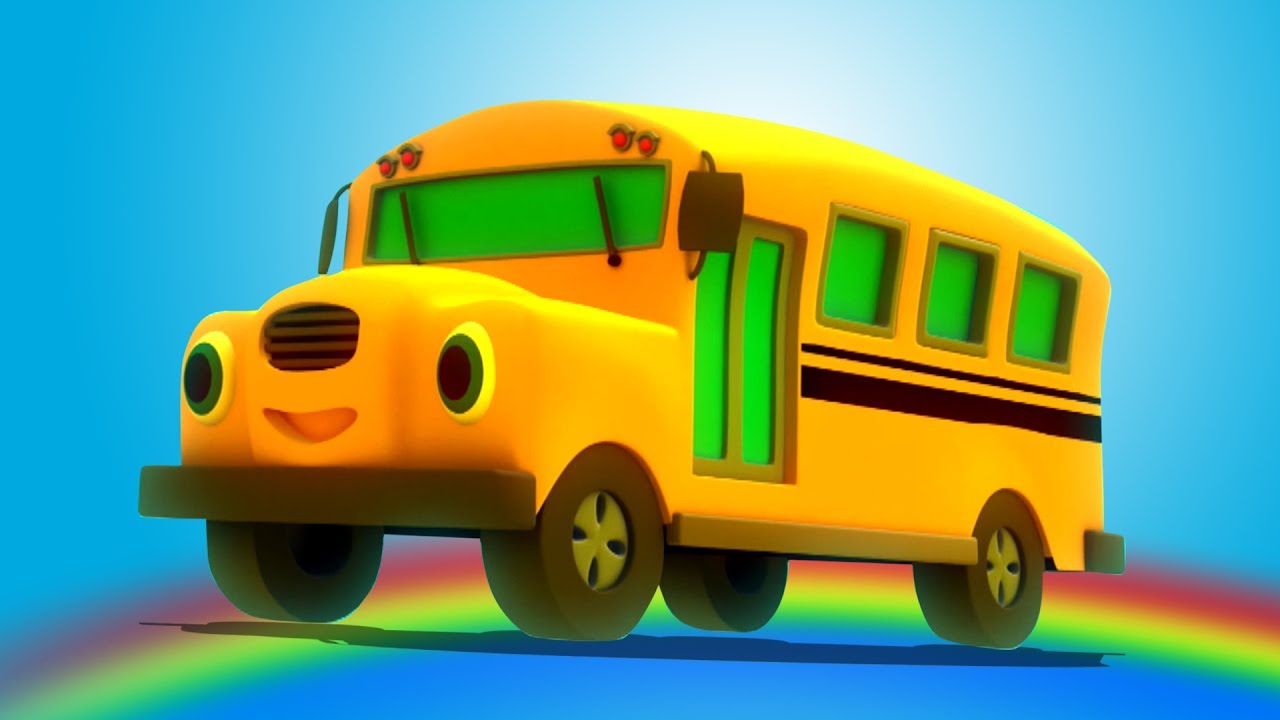 Bánh xe trên xe buýt | vần điệu trẻ | Kids Song | Rhymes For Preschool | Wheels On The Bus