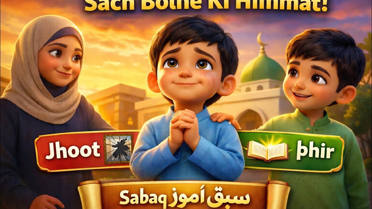 Ek Chhota Jhoot… Aur Phir Jo Hua Aap Soch Bhi Nahi Sakte! | Emotional Islami Kahani#KidsMoralStory