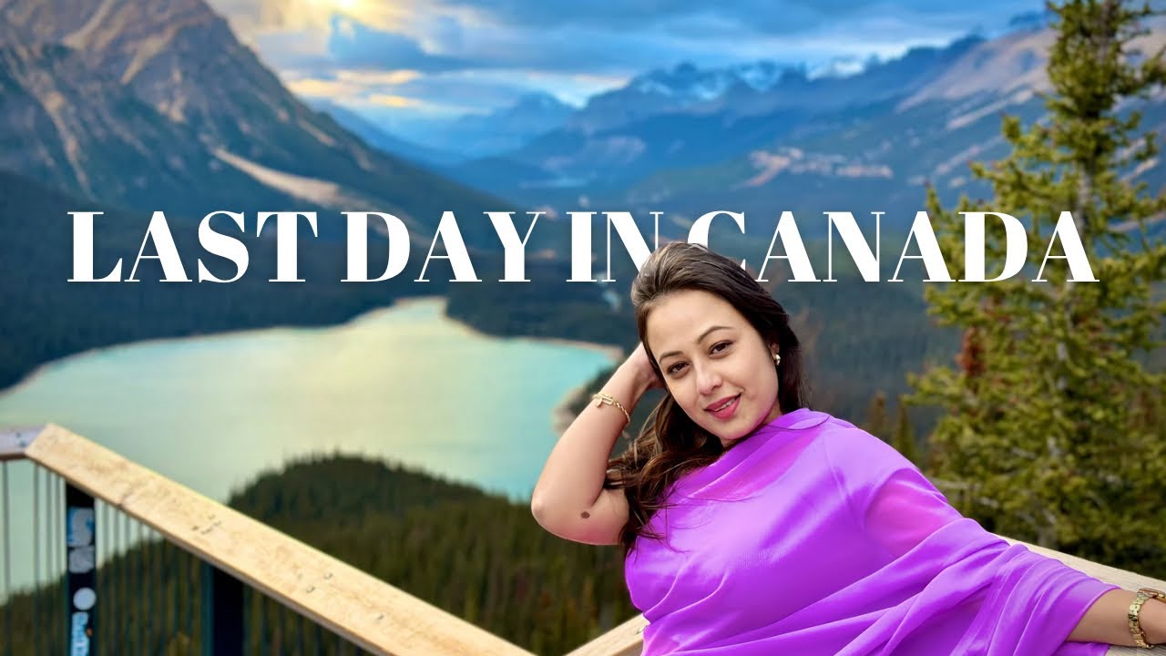 Jasper National Park| Maligne Lake | Spirit Island | Peyto Lake | Day 4 | 4K with Subtitle